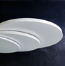 The lining is white D30 h12 mm (corrugated/laminated cardboard) round   