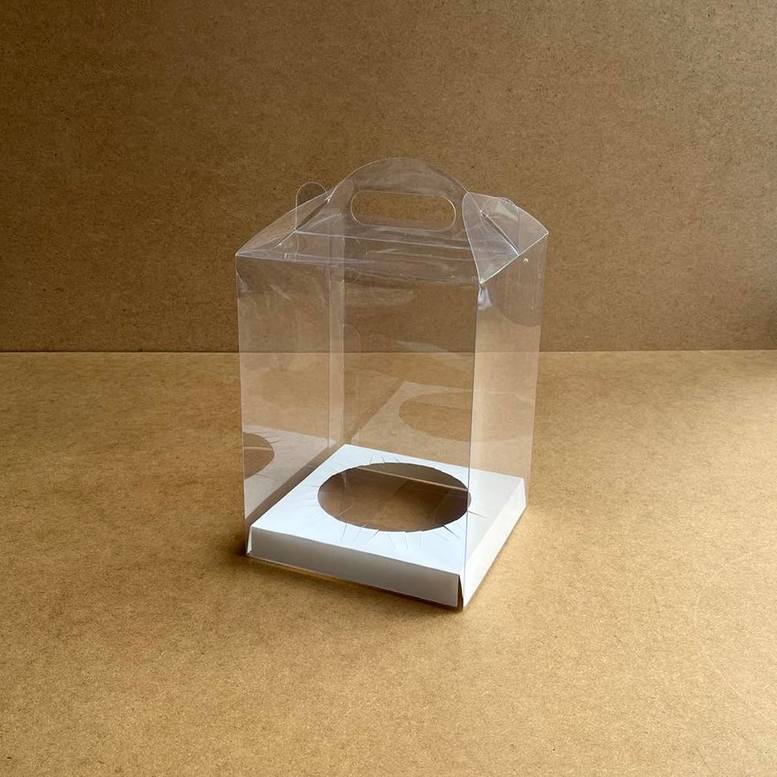 Schachtel für 4 Paska 170х170х230 transparent, 1 Stück. (PET)