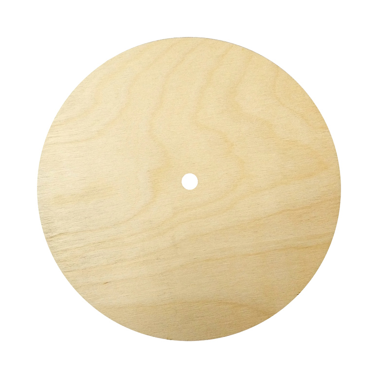 Circle plywood D16, h-4 mm., hole 13 mm 